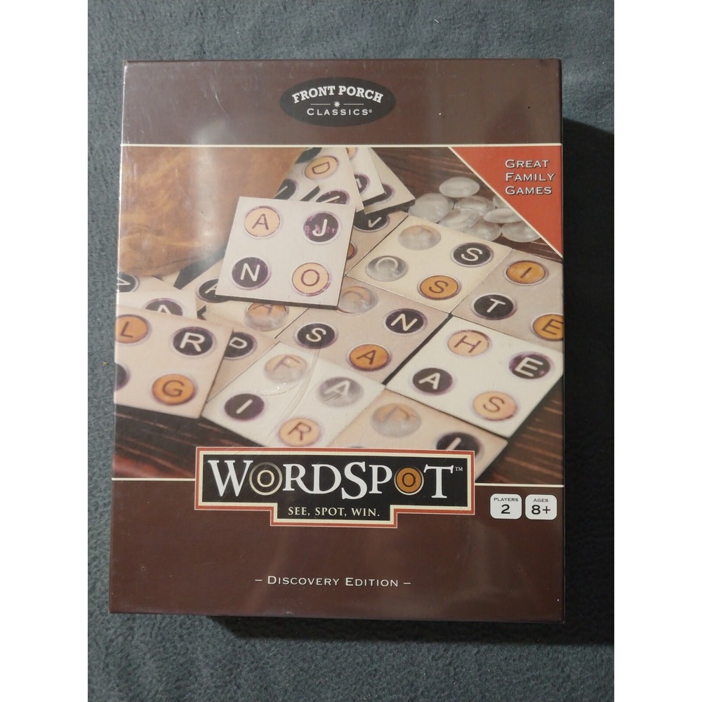 WordSpot Family Game Discovery Edition Front Porch Classics - 2 Players Ages 8+